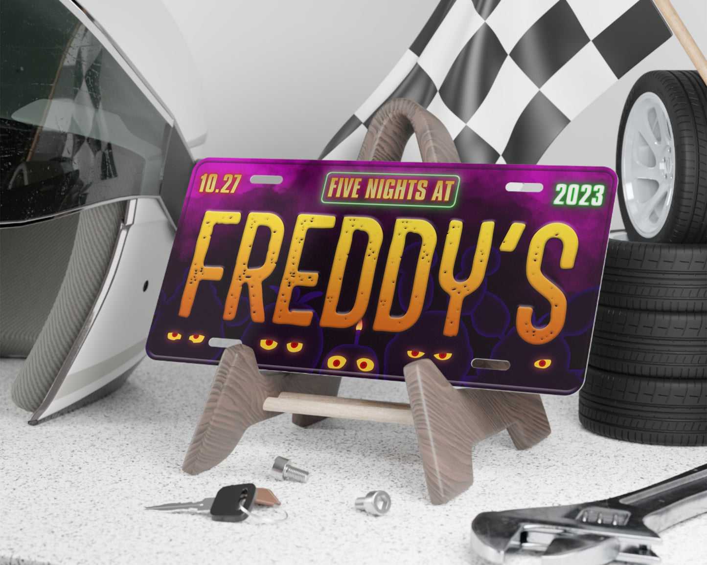 Freddy's (2023) movie license plate
