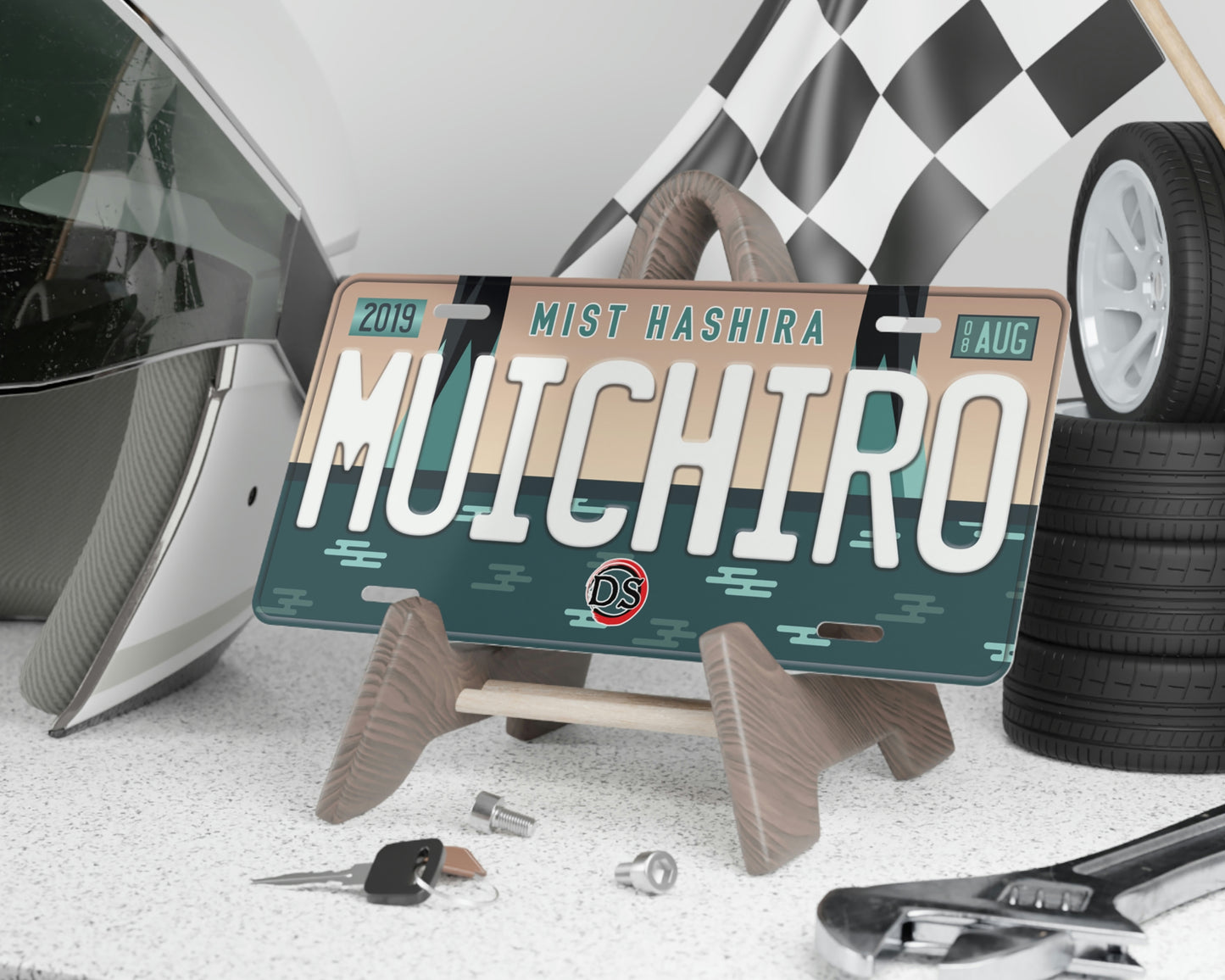 Muichiro license plate