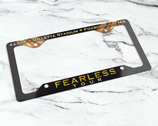 Fearless Tour license plate frame