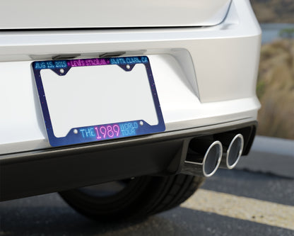 The 1989 World Tour license plate frame