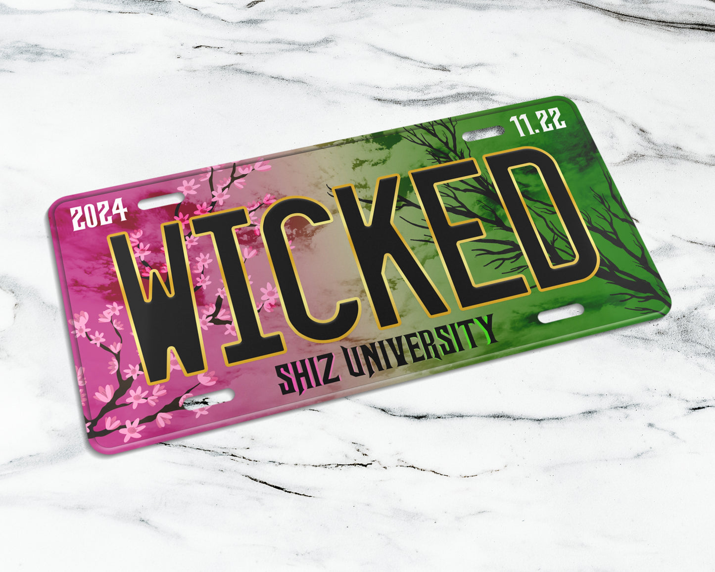 Wicked (2024) movie license plate