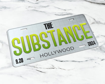 The Substance (2024) movie license plate