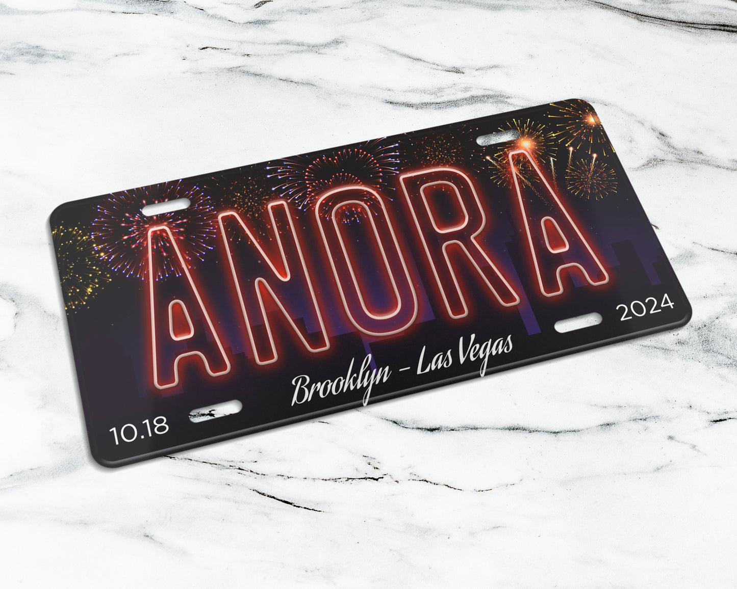 Anora (2024) movie license plate