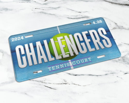 Challengers (2024) movie license plate