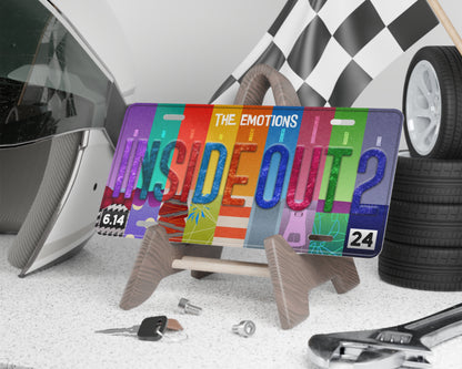 InsideOut 2 (2024) movie license plate