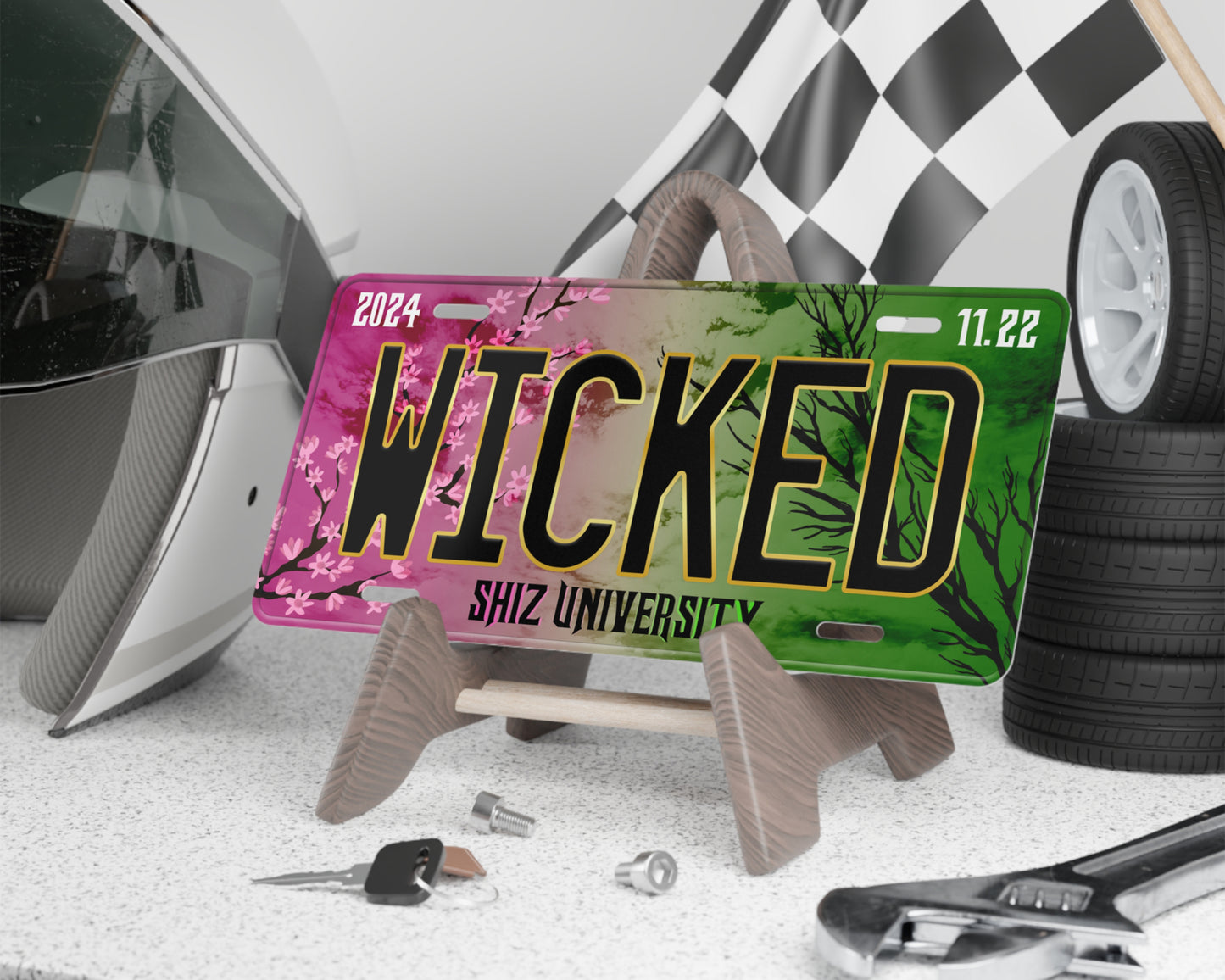 Wicked (2024) movie license plate