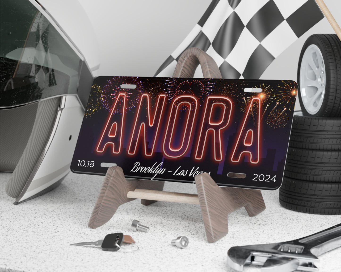 Anora (2024) movie license plate