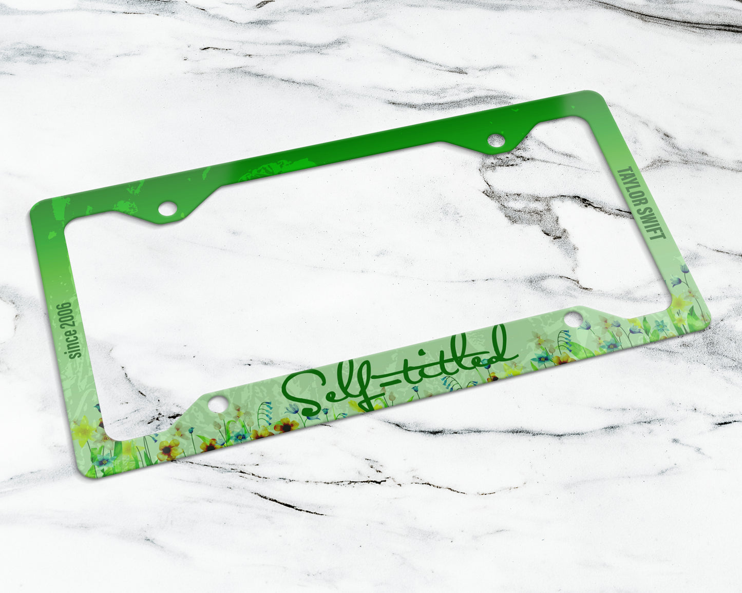 Self-titled era license plate frame