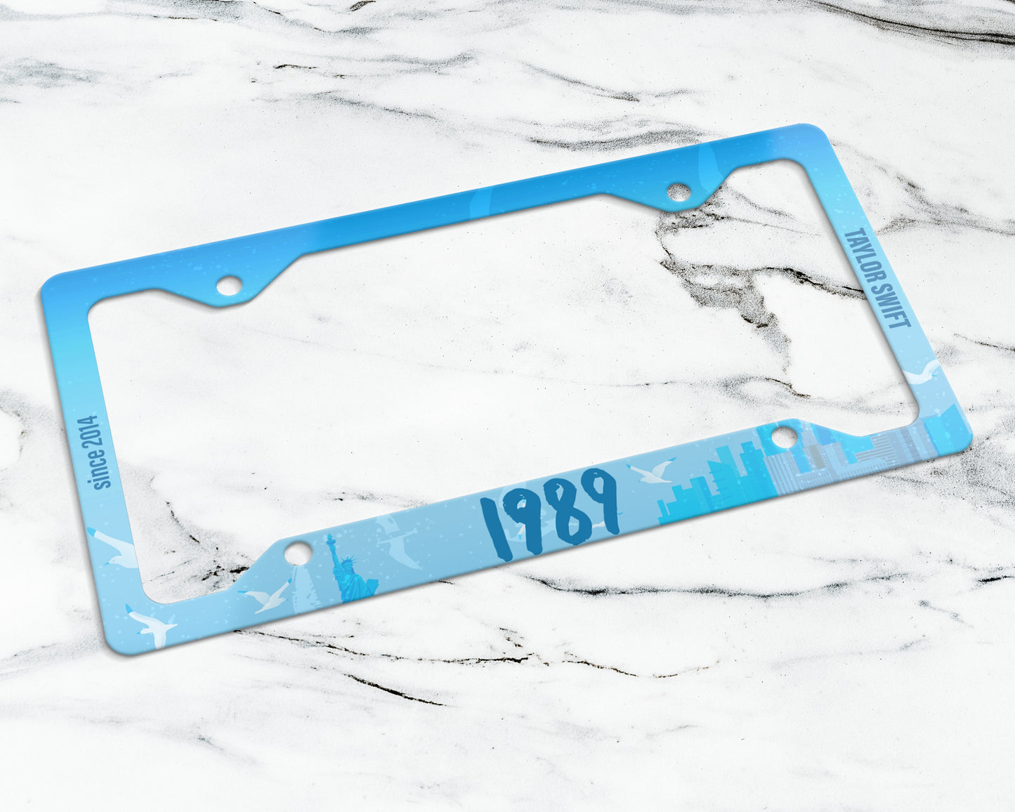 1989 era license plate frame