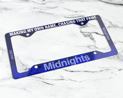 Midnights era license plate frame