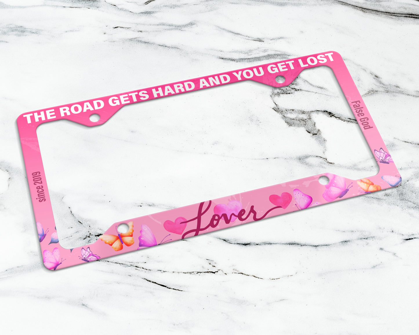 Lover era license plate frame