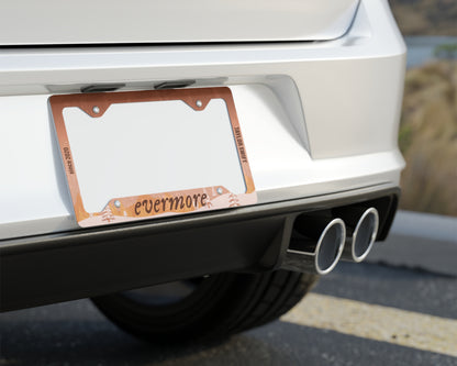 Evermore era license plate frame