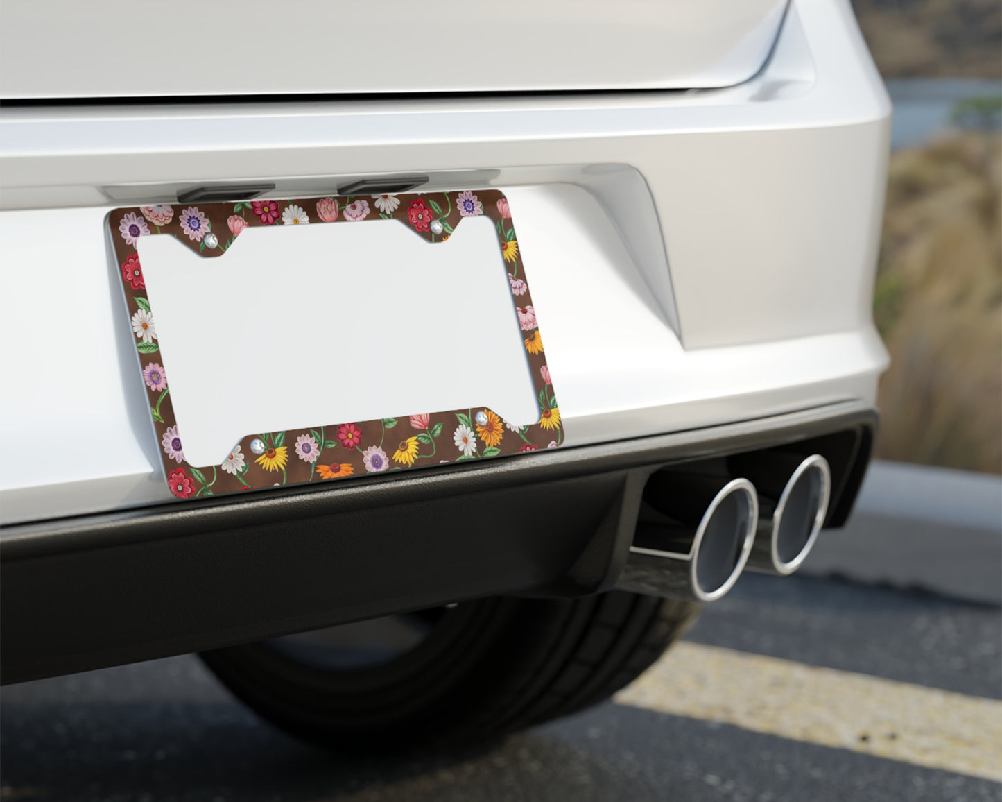 Piano Flowers The Eras Tour license plate frame