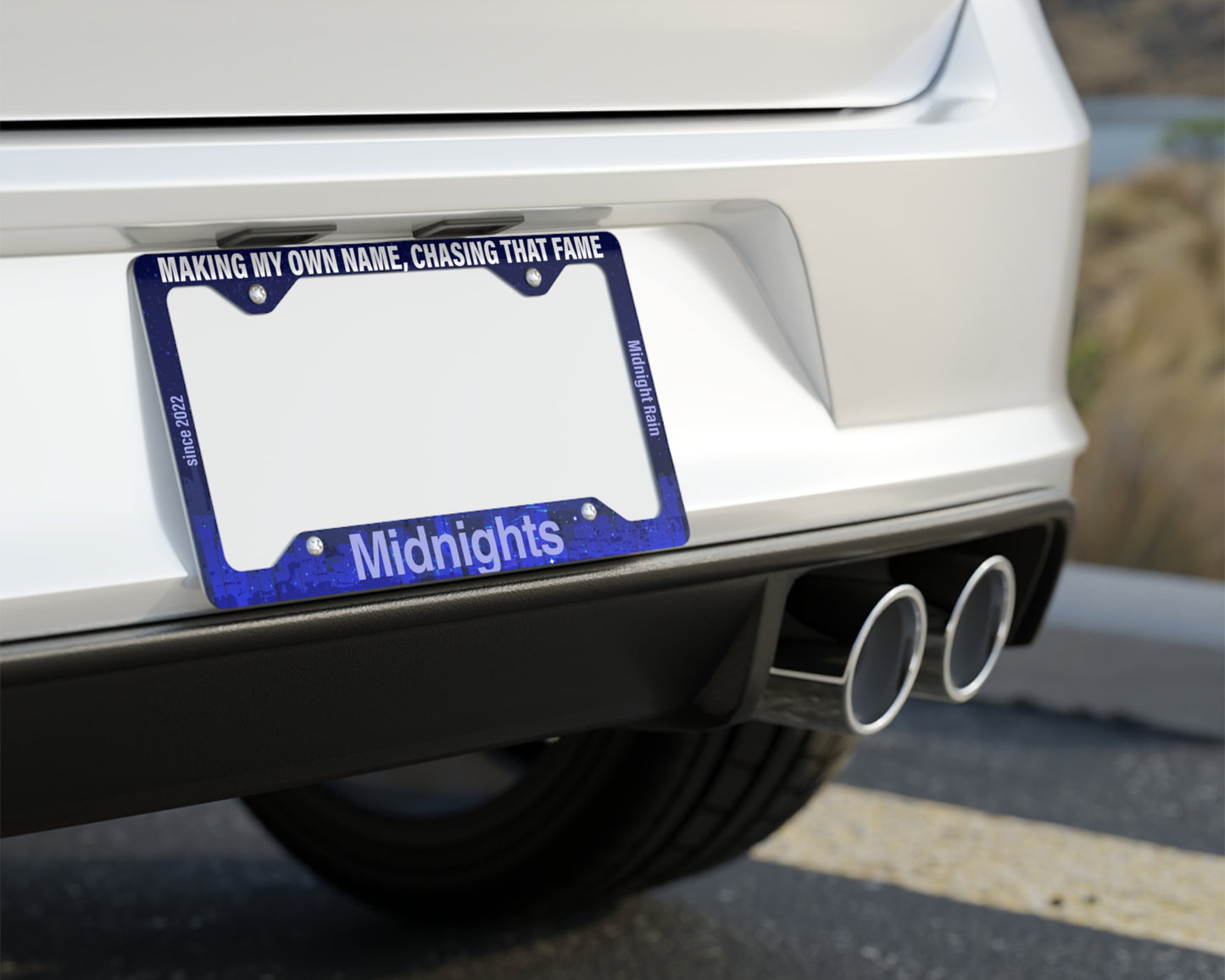 Midnights era license plate frame