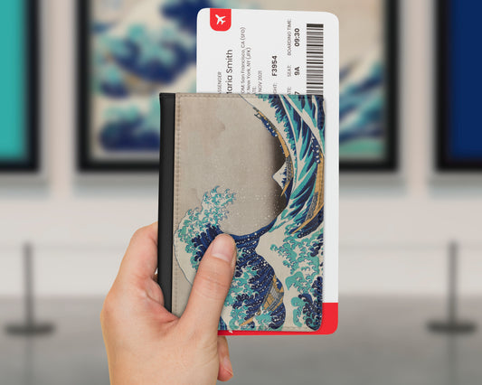 Katsushika Hokusai - The Great Wave off Kanagawa passport cover
