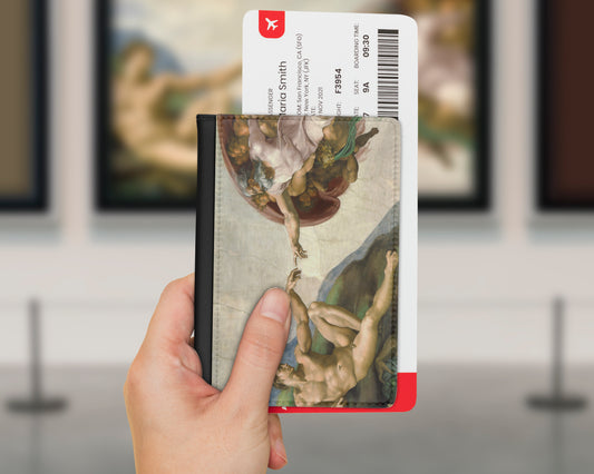 Michelangelo Buonarroti - The Creation of Adam passport cover
