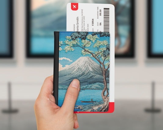 Hiroaki Takahashi - Mount Fuji from Lake Yamanaka passport cover