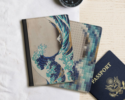 Katsushika Hokusai - The Great Wave off Kanagawa passport cover