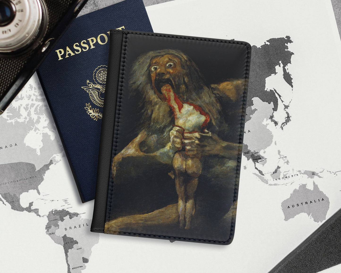 Francisco Goya - Saturn Devouring His Son passport cover