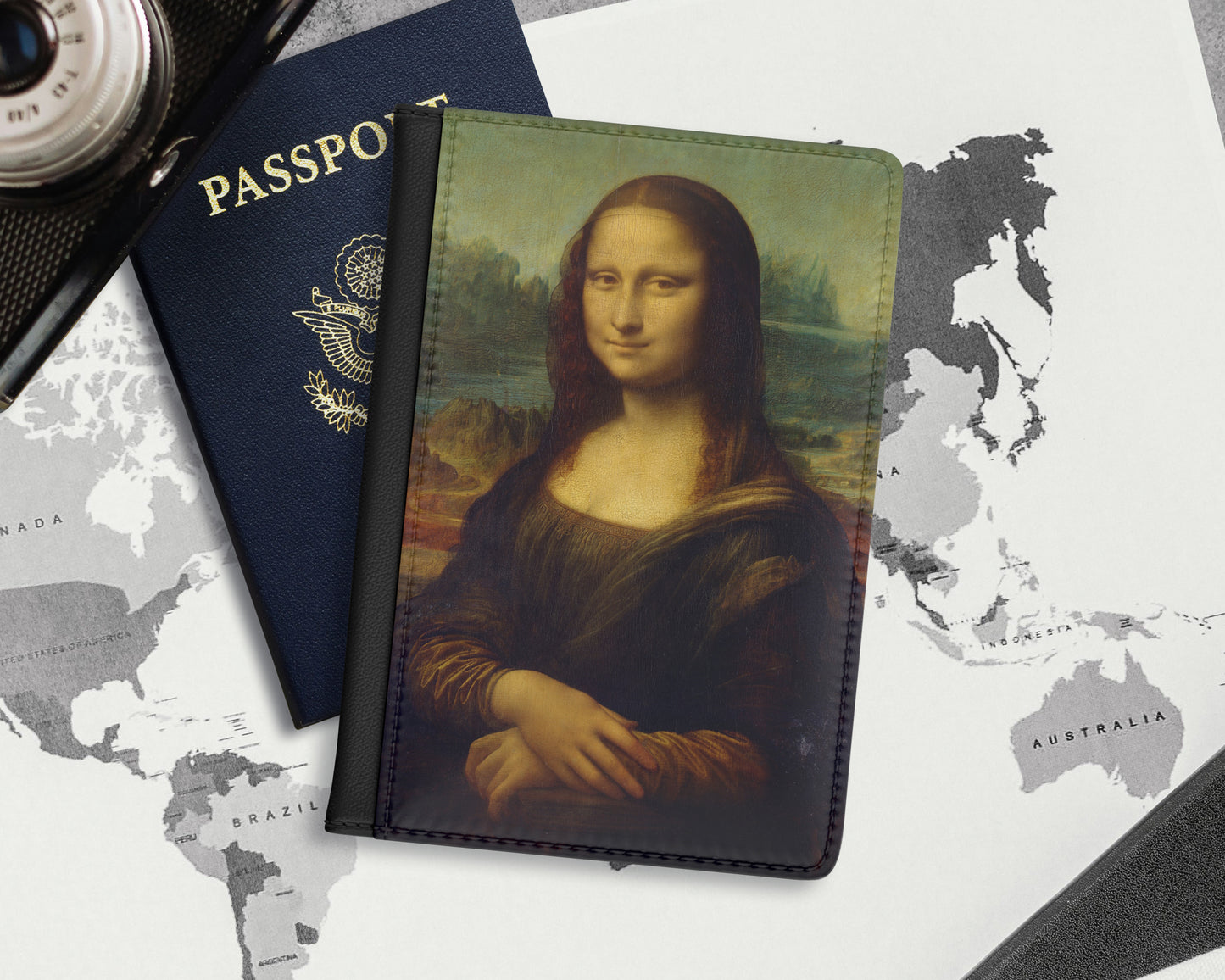 Leonardo Da Vinci - Lisa del Giocondo passport cover