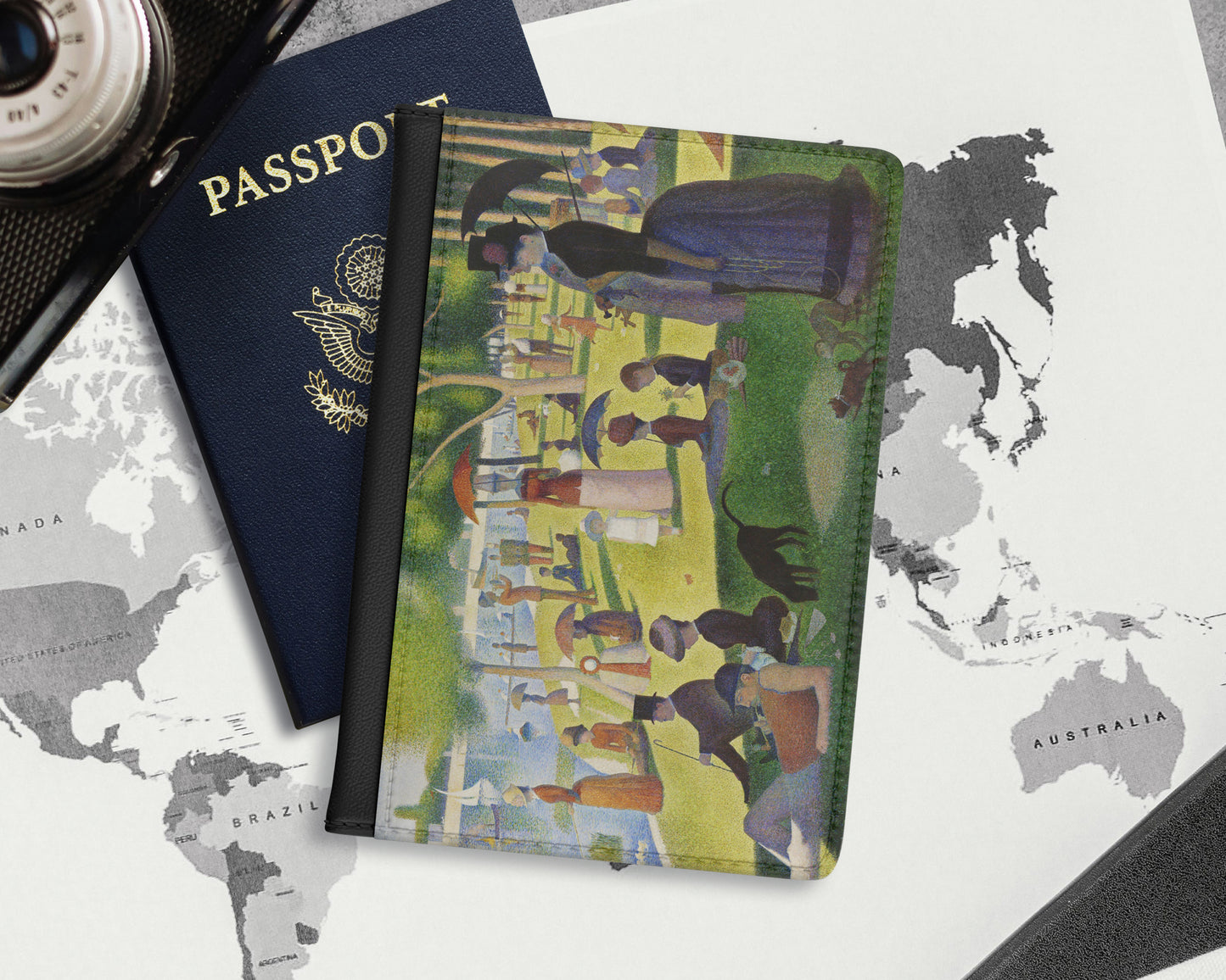 Georges Seurat - A Sunday on La Grande Jatte passport cover
