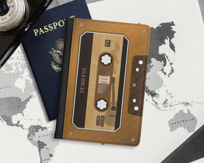 Fearless era cassette tape passport cover