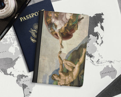 Michelangelo Buonarroti - The Creation of Adam passport cover