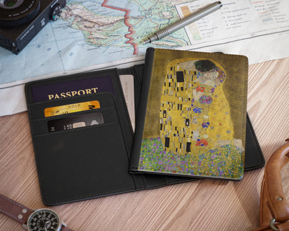 Gustav Klimt - The Kiss passport cover