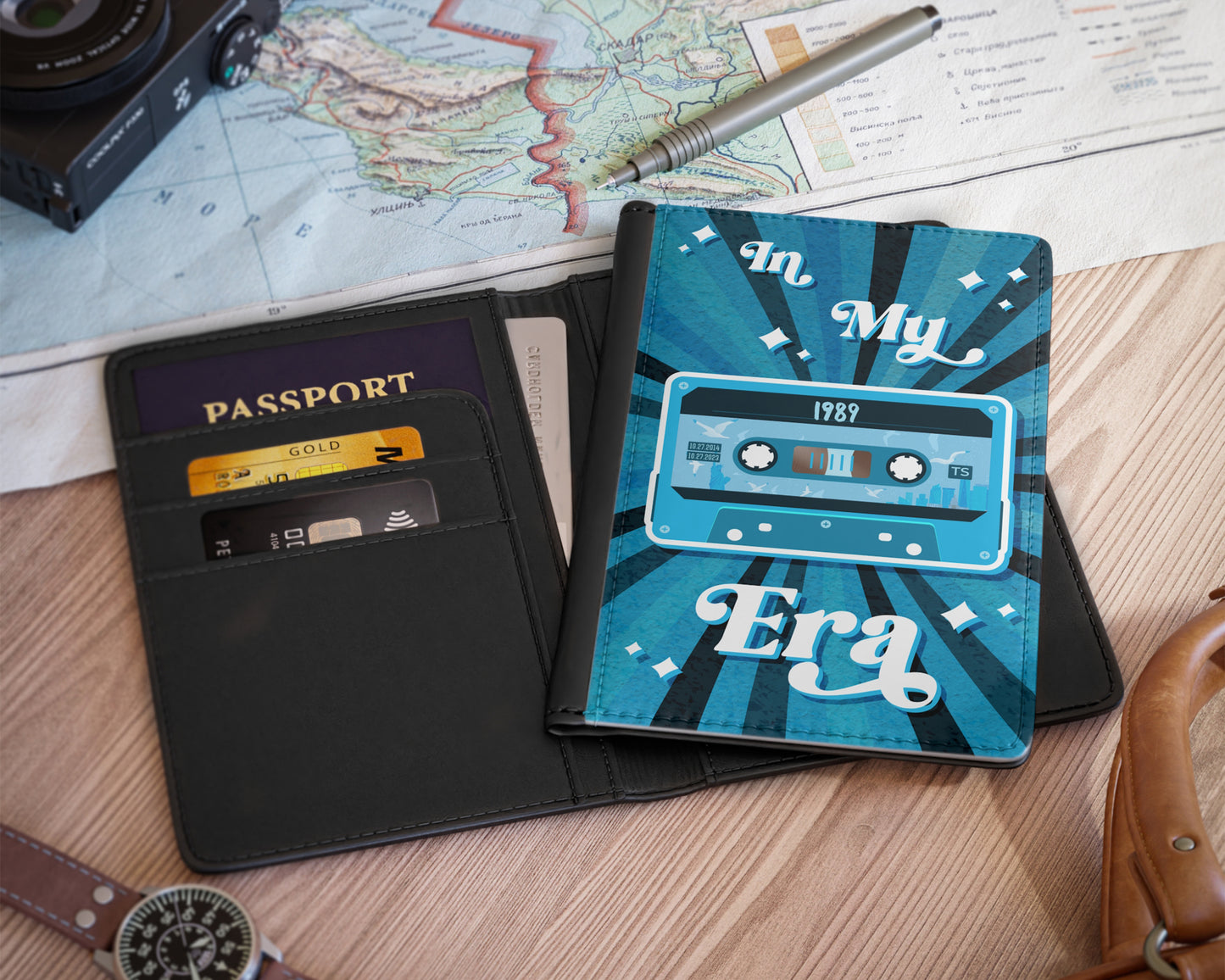 In my 1989 era vintage cassette tape passport cover