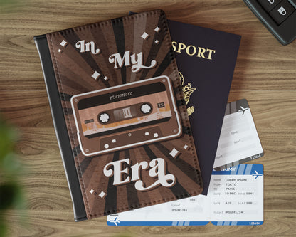 In my Evermore era vintage cassette tape passport cover