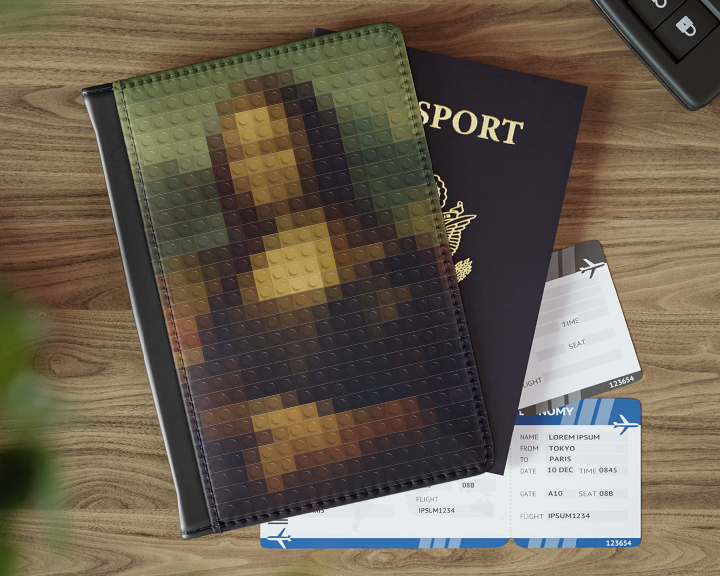 Leonardo Da Vinci - Lisa del Giocondo passport cover