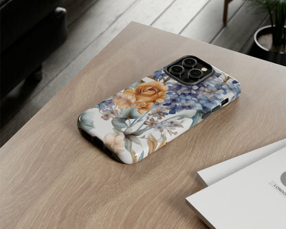 Watercolor flowers iPhone case