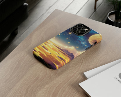 Galaxy skies in anime style iPhone case