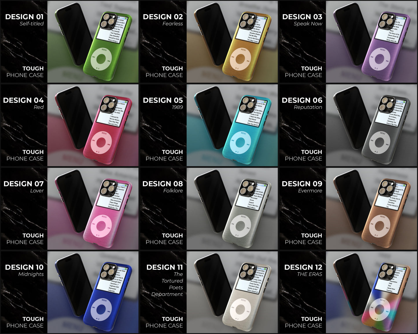 Collection of The Eras iPod Nano style iPhone case