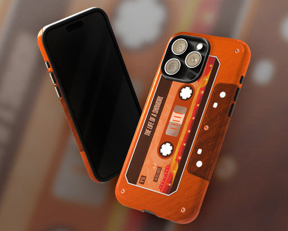 Life of Showgirl era cassette tape iPhone case