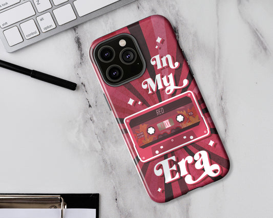 In my Red era vintage cassette tape iPhone case