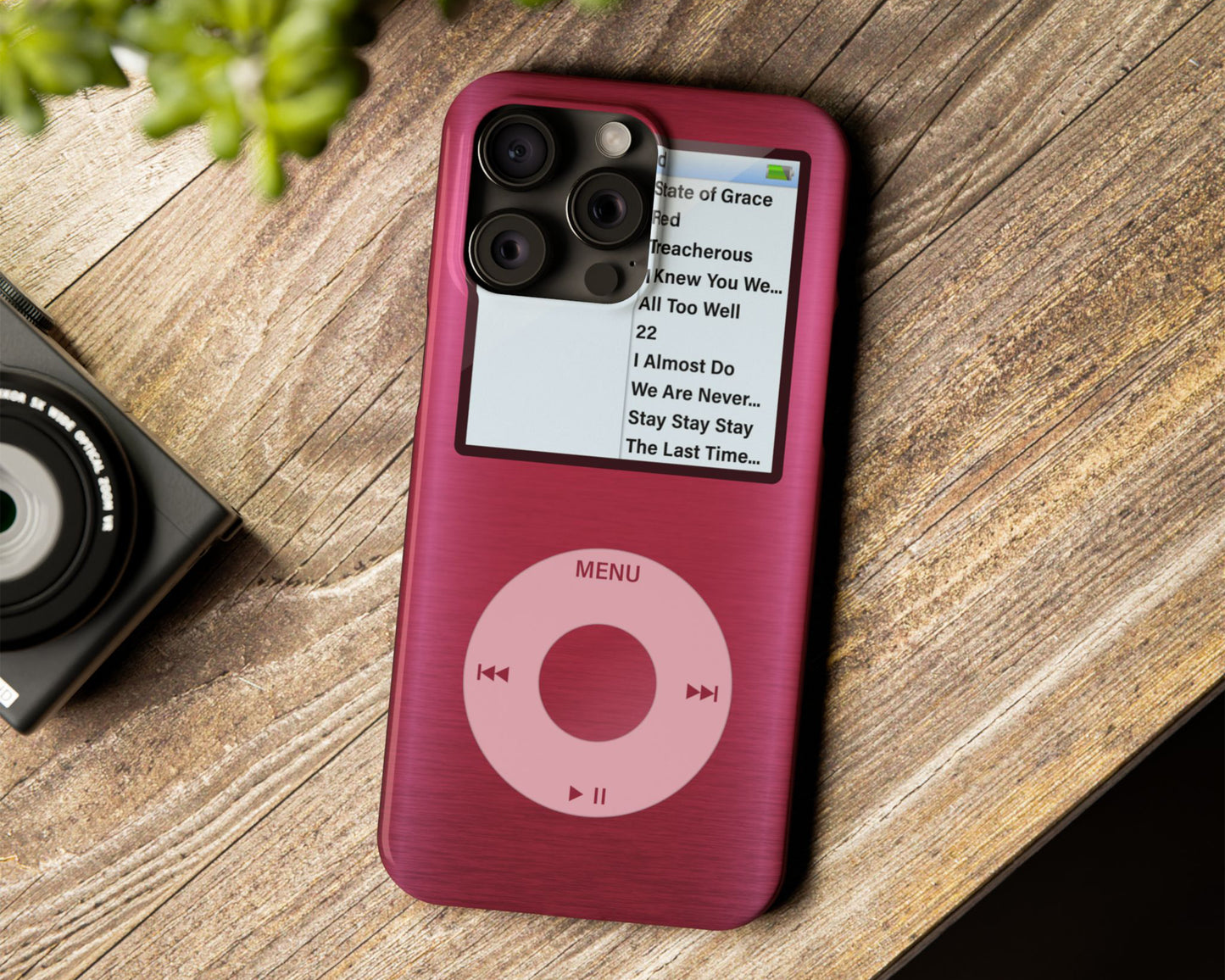 Red era iPod Nano style iPhone case