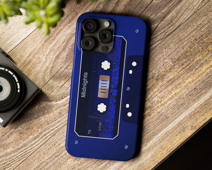 Midnights era cassette tape iPhone case