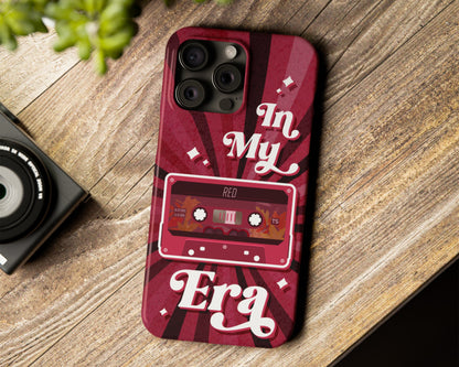 In my Red era vintage cassette tape iPhone case