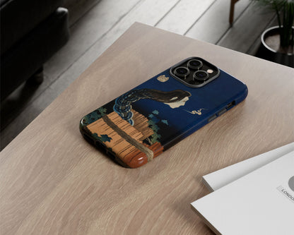 Katsushika Hokusai - The Mansion of the Plates iPhone case