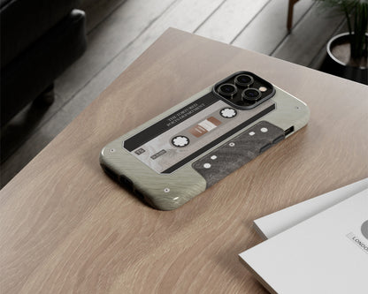 Tortured Poets era cassette tape iPhone case