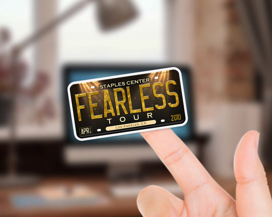 Fearless Tour sticker