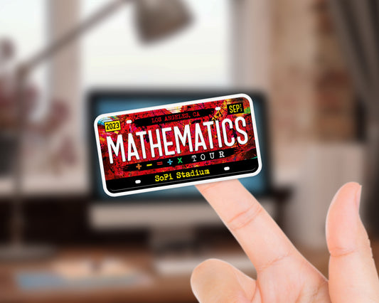 The Mathematics Tour sticker