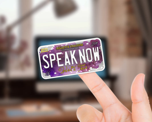 Speak Now World Tour sticker