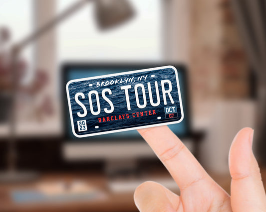 SOS Tour sticker