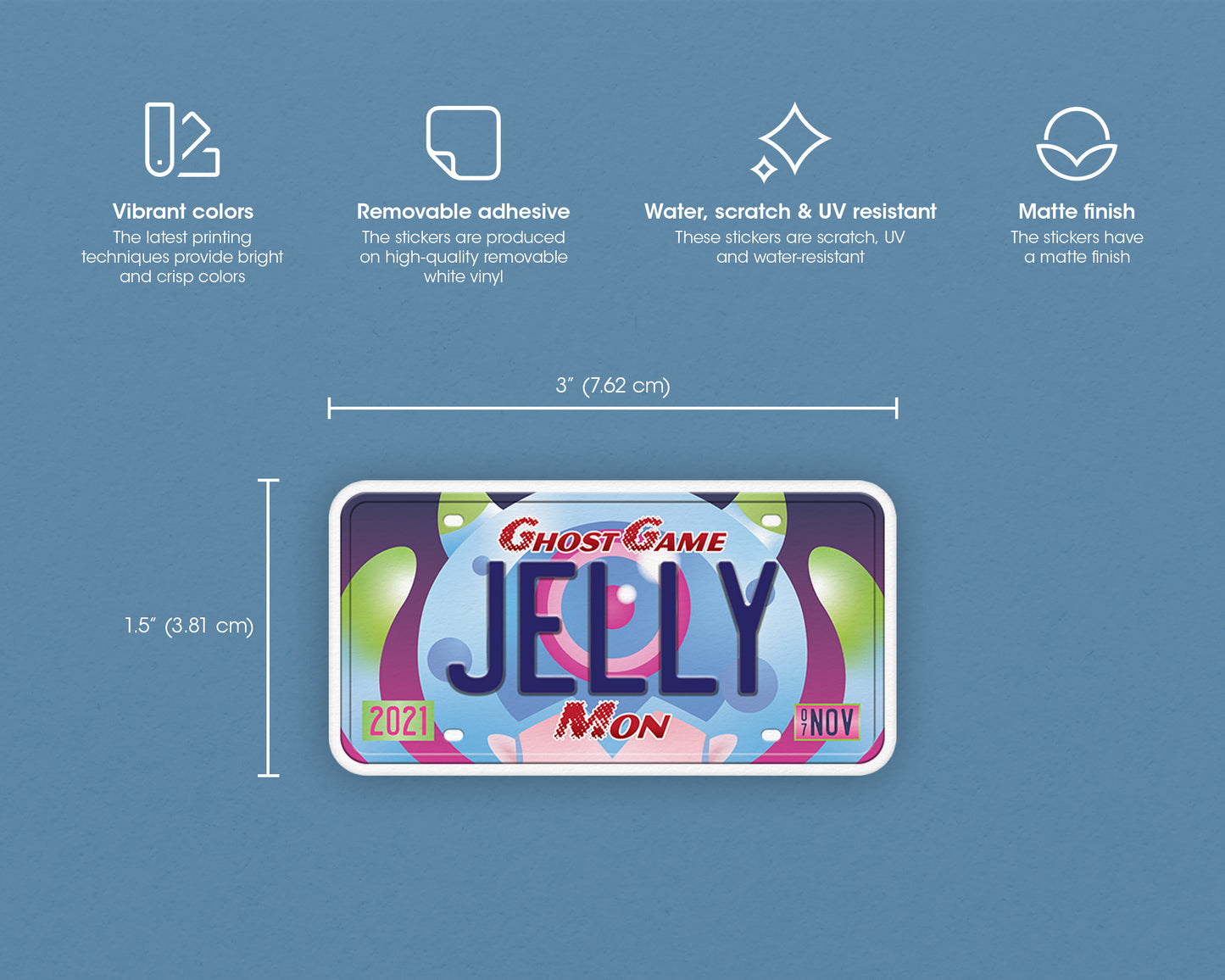 Jellymon sticker