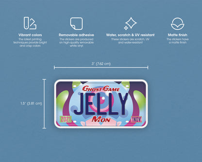 Jellymon sticker