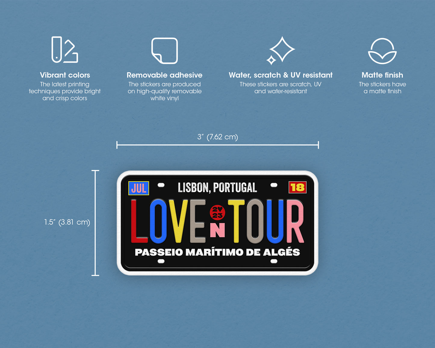 Love on Tour sticker