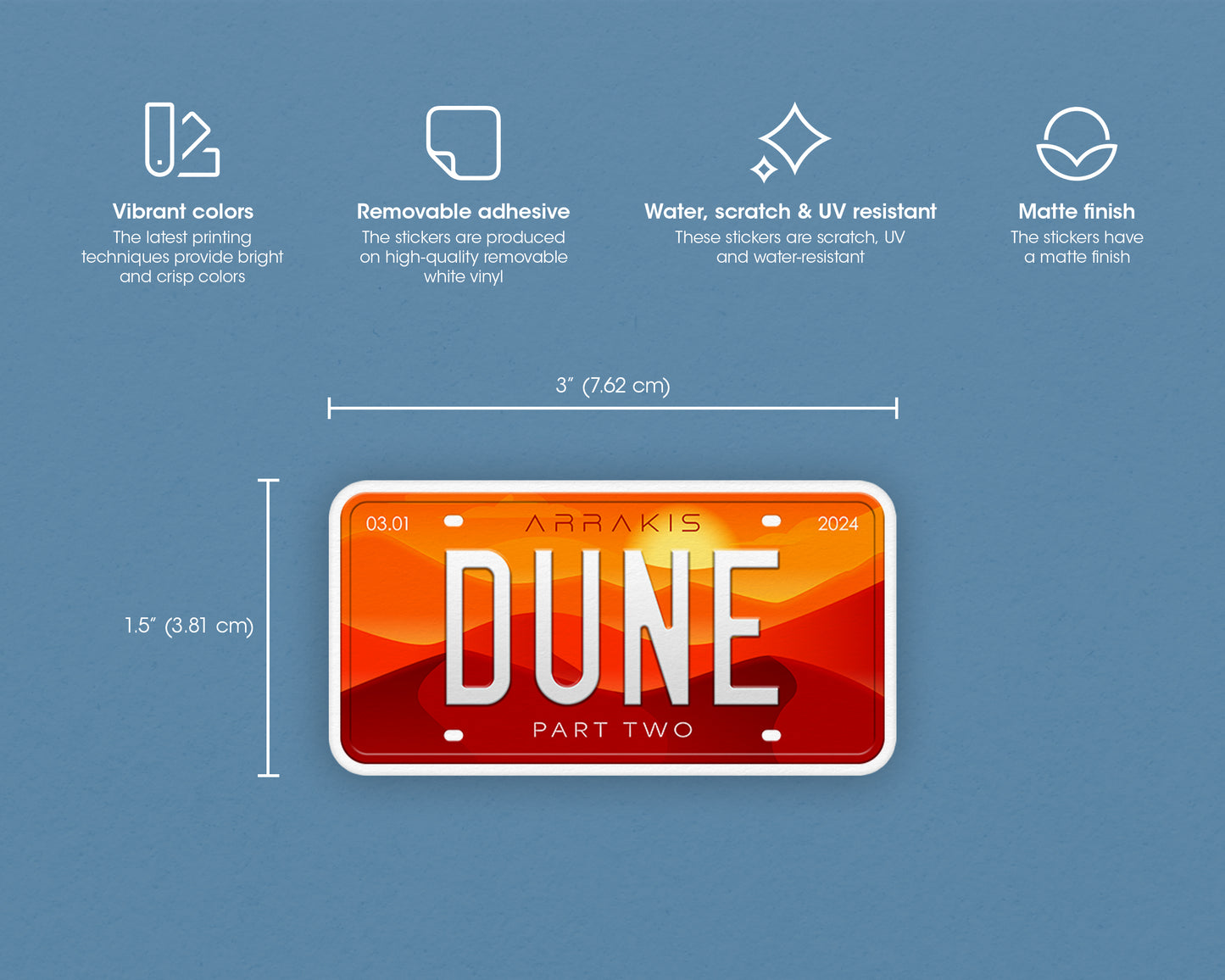 Dune Part 2 (2024) movie sticker