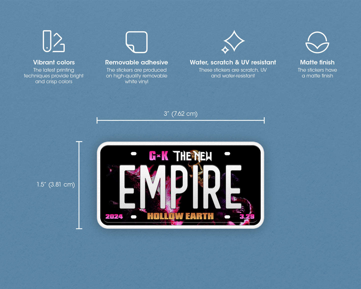 GxK: The New Empire (2024) movie sticker